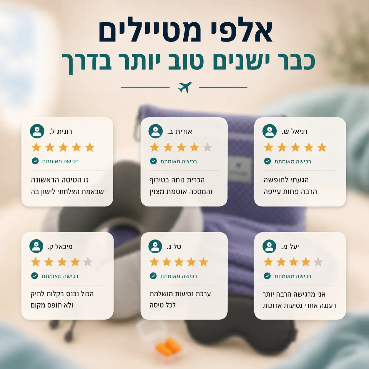 ביקורות לקוחות על ערכת השינה DreamKit